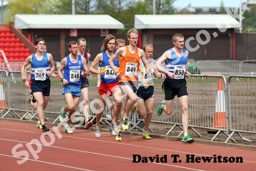 Senior 5000 metres, 2012 North Eastern Championships.